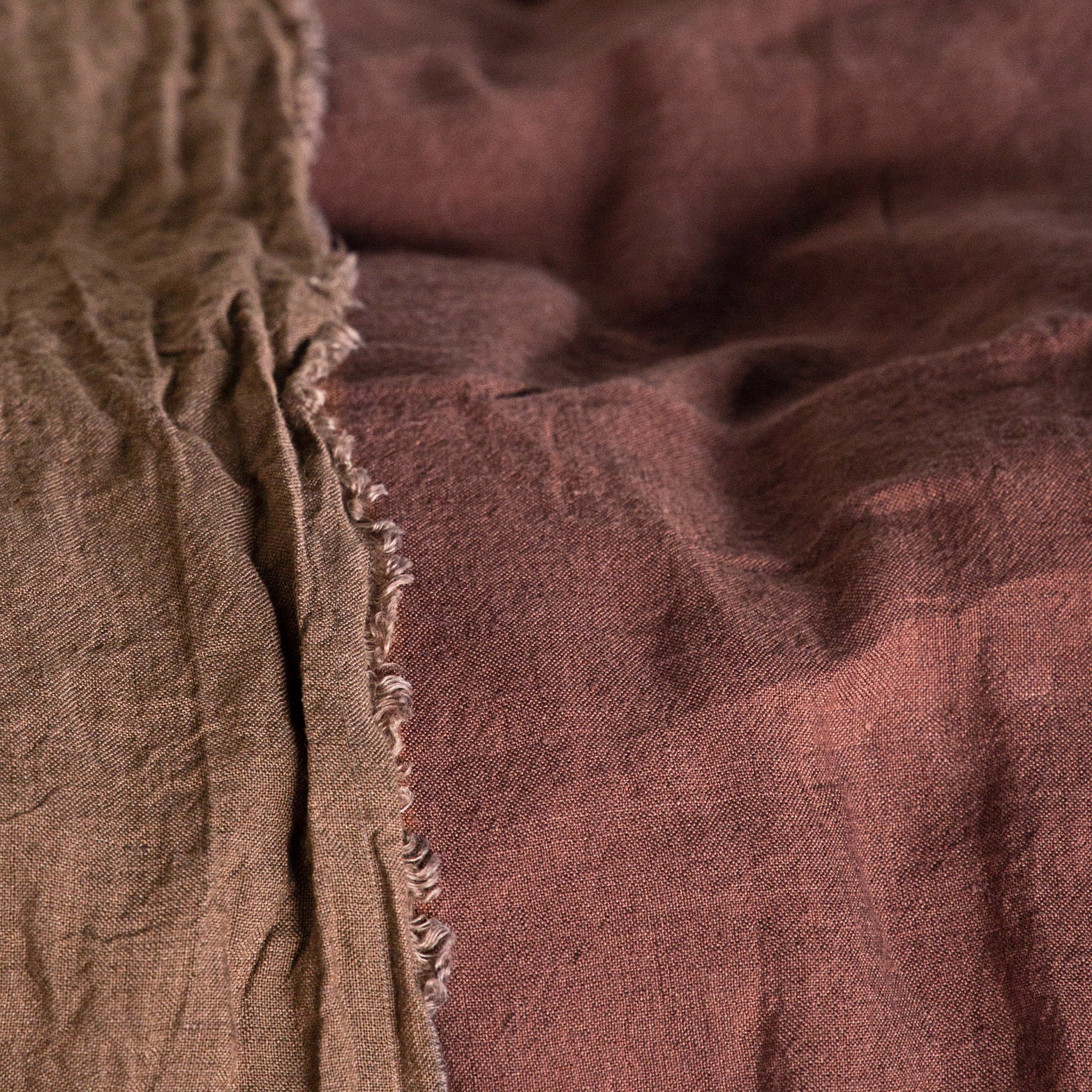 Linen Duvet Cover | Muted Mulberry | Hale Mercantile Co.
