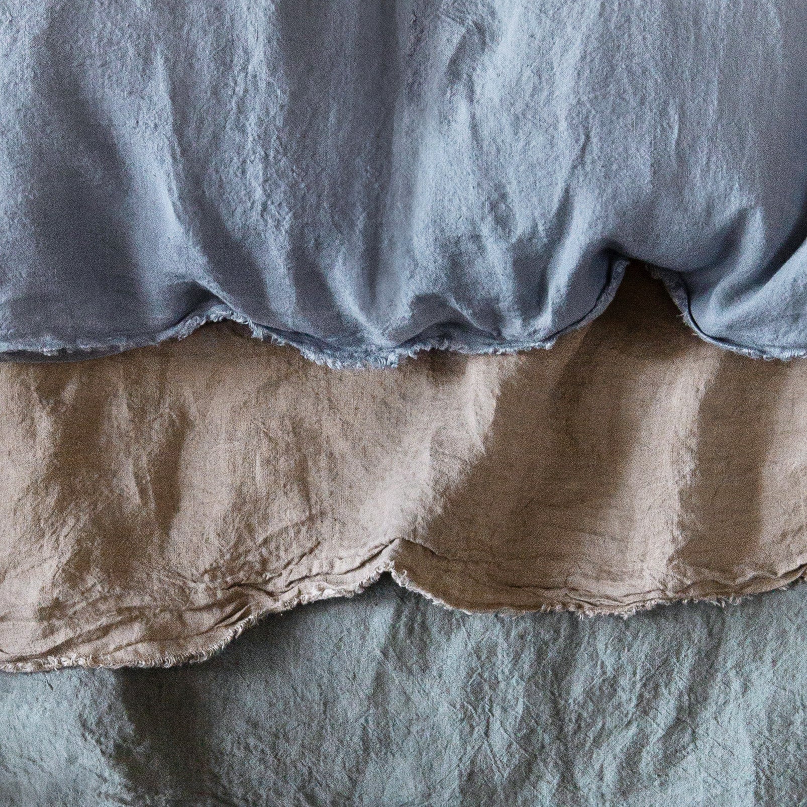 Linen Duvet Cover | Cornflower Blue | Hale Mercantile Co.