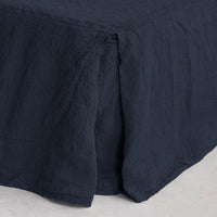Basix Linen Bed Skirt - Bateau