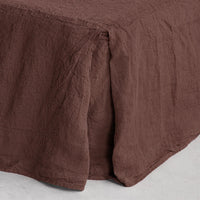 Basix Linen Bed Skirt - Moro