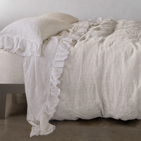 Kristine Linen Flat Sheet - Petra