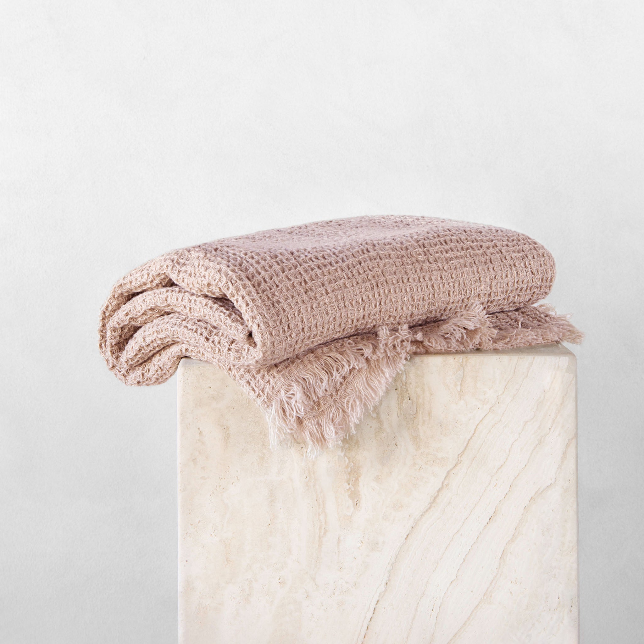 Luxury Linen Bath Towel | Earthy Pink | Hale Mercantile Co.