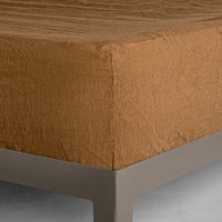Basix Linen Fitted Sheet - Russo