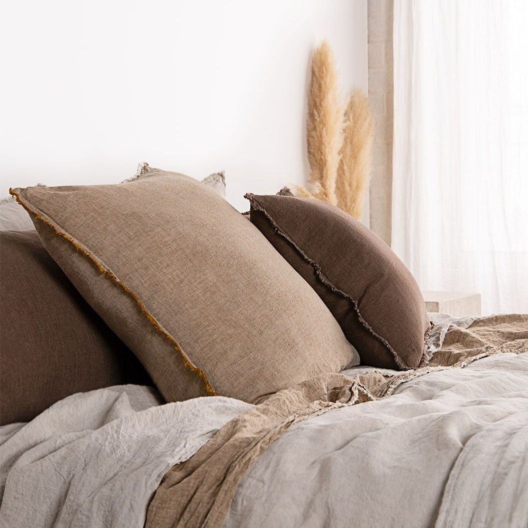 Linen Euro Sham | Rich Toffee | Hale Mercantile Co.
