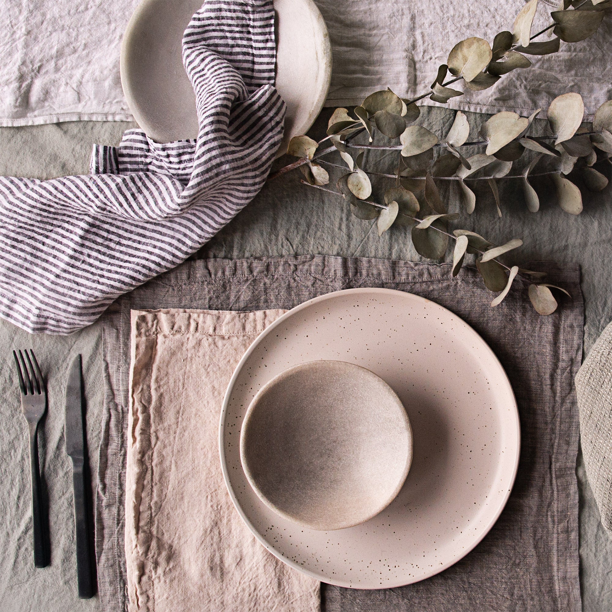 Linen Napkins & Serviettes | Earthy Pink  | Hale Mercantile Co.