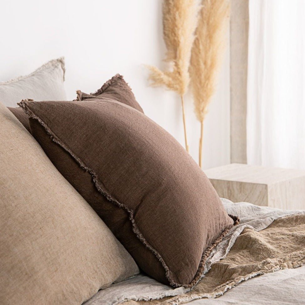 Linen Pillow Cover | Chocolate Brown | Hale Mercantile Co.