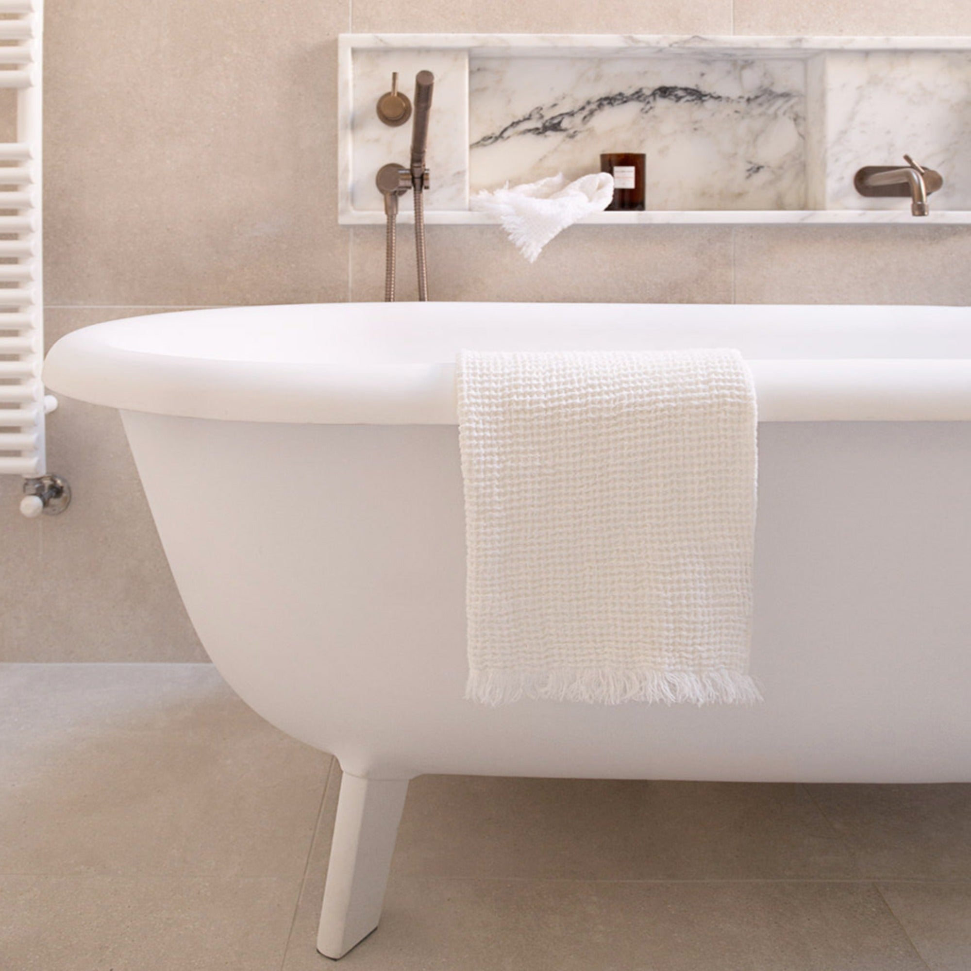 Linen Hand Towels | Antique White | Hale Mercantile Co.
