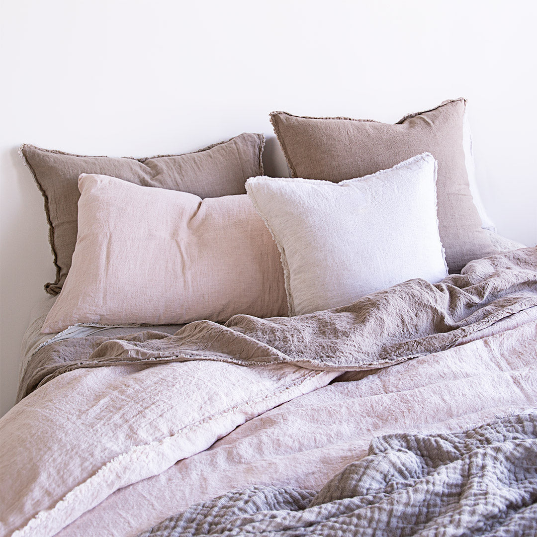Basix Linen Pillowcase | Earthy Pink | Hale Mercantile Co.