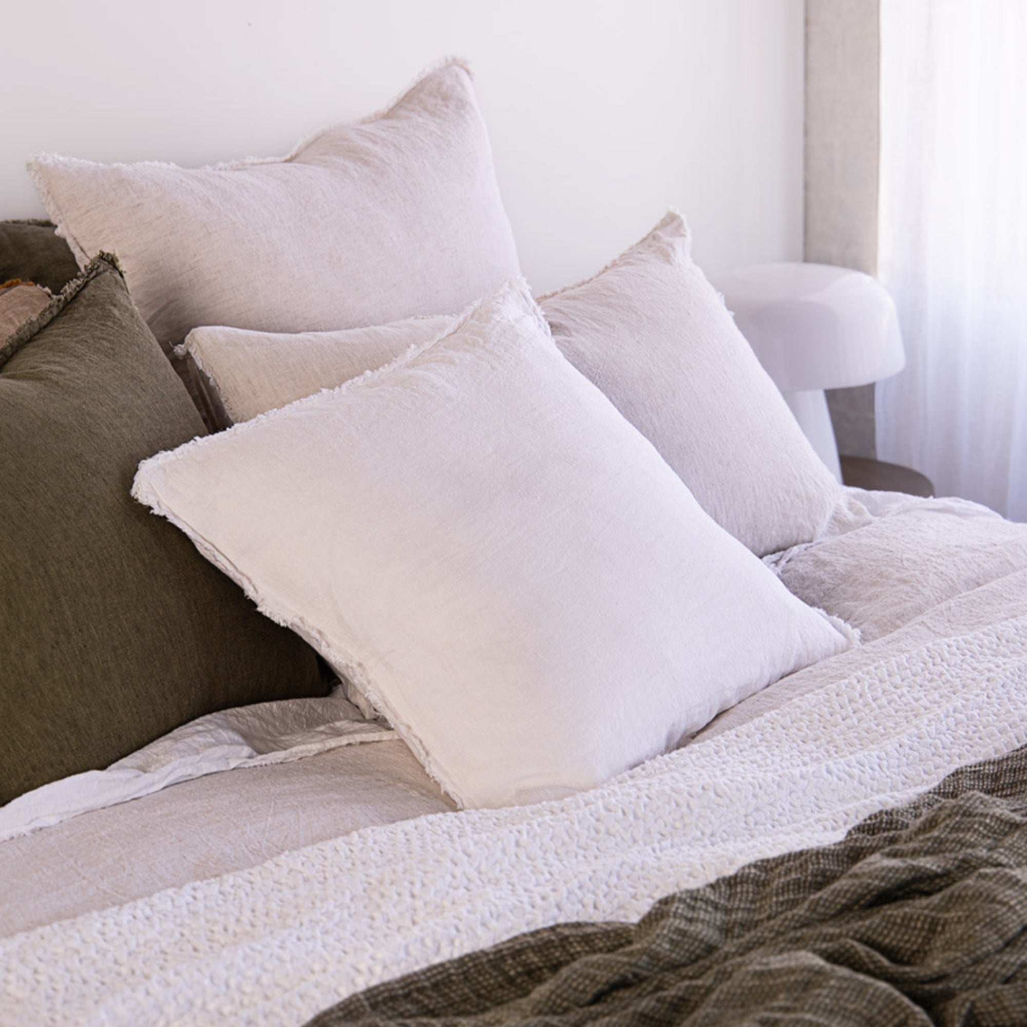 Linen Pillow Cover | Antique White | Hale Mercantile Co.
