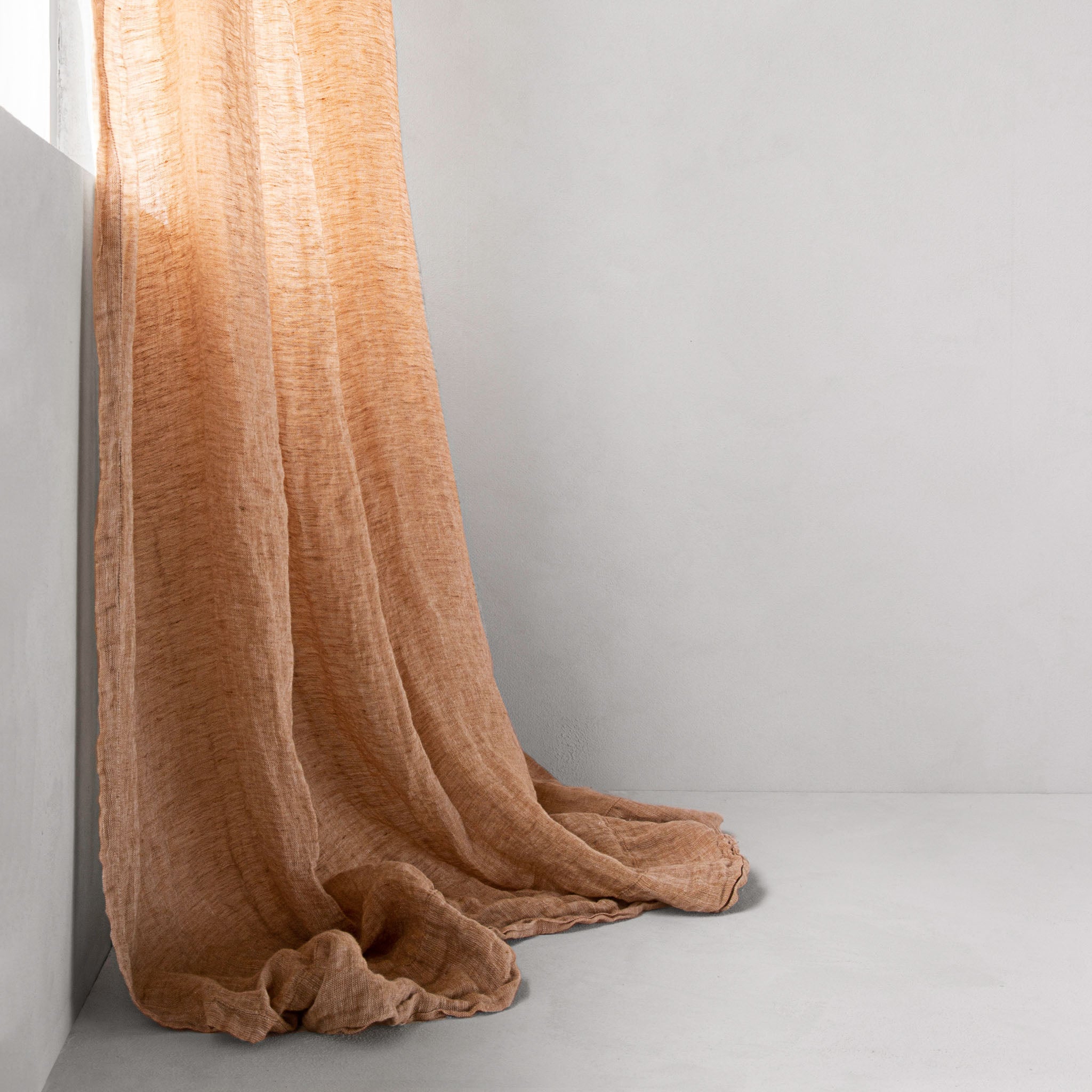 Linen Curtains | Rust Tone Sheer Curtains | Hale Mercantile Co.