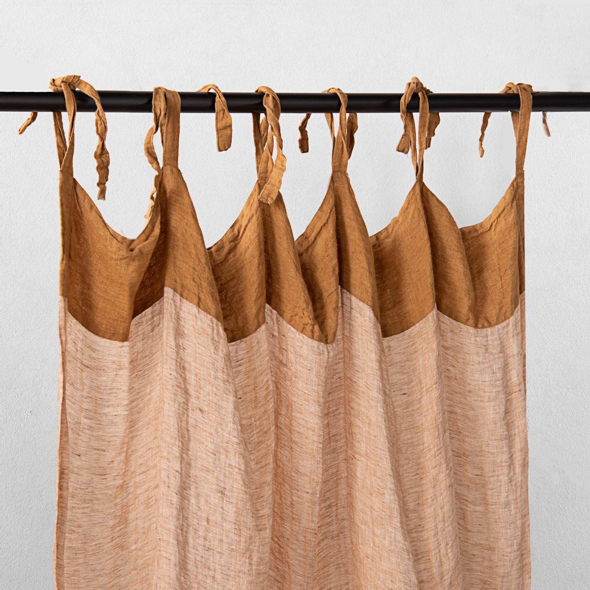 Linen Curtains | Rust Tone Sheer Curtains | Hale Mercantile Co.