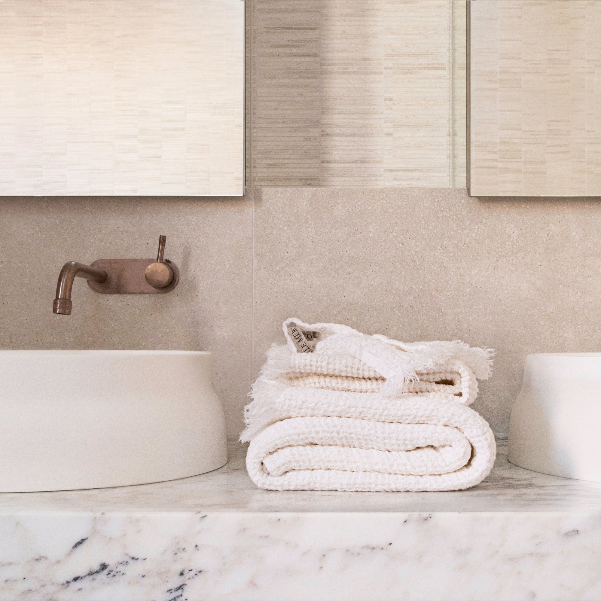 Linen Hand Towels | Antique White | Hale Mercantile Co.