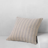 Basix Stripe Linen Euro Sham - Roy/Sable