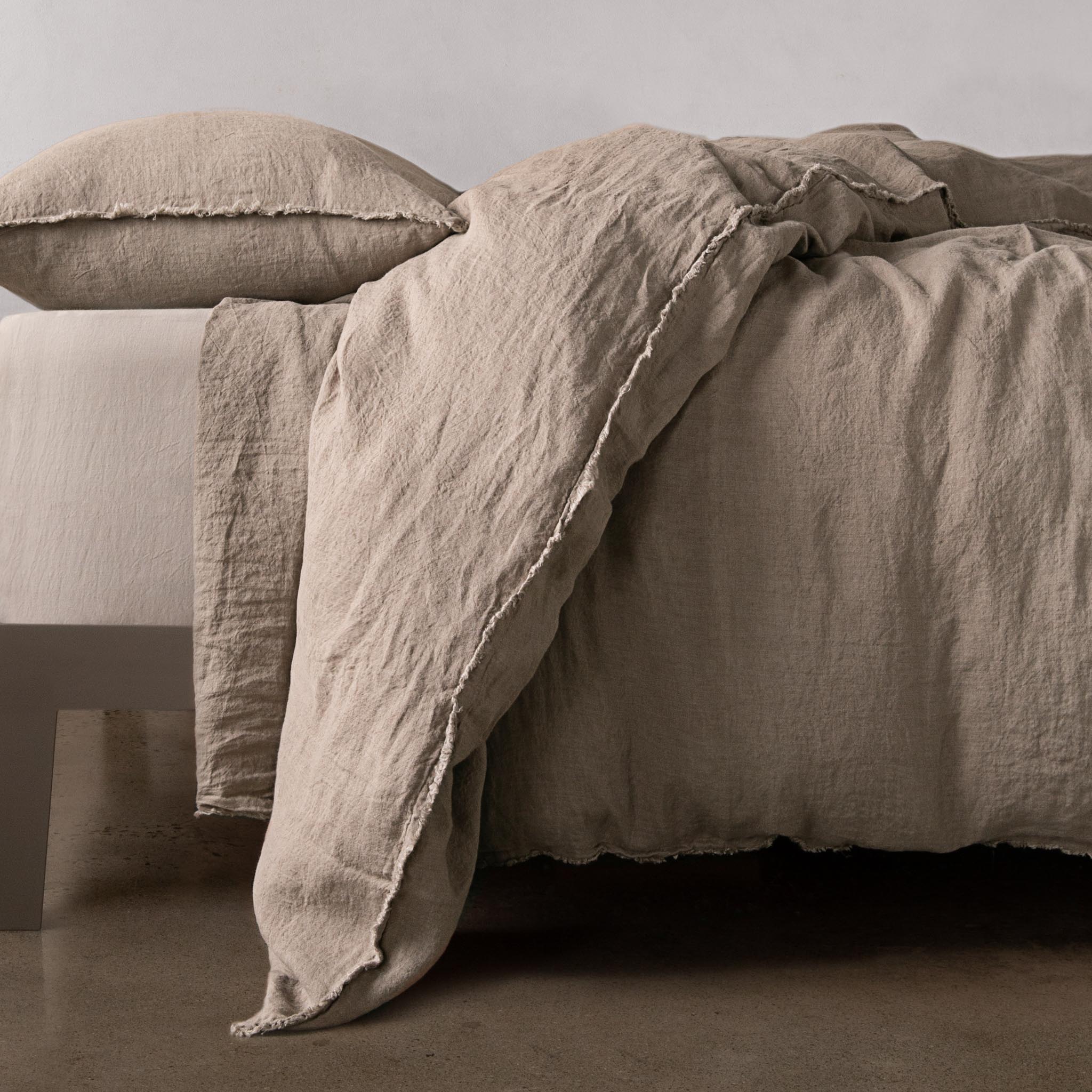 Linen Duvet Cover | Classic Taupe | Hale Mercantile Co.