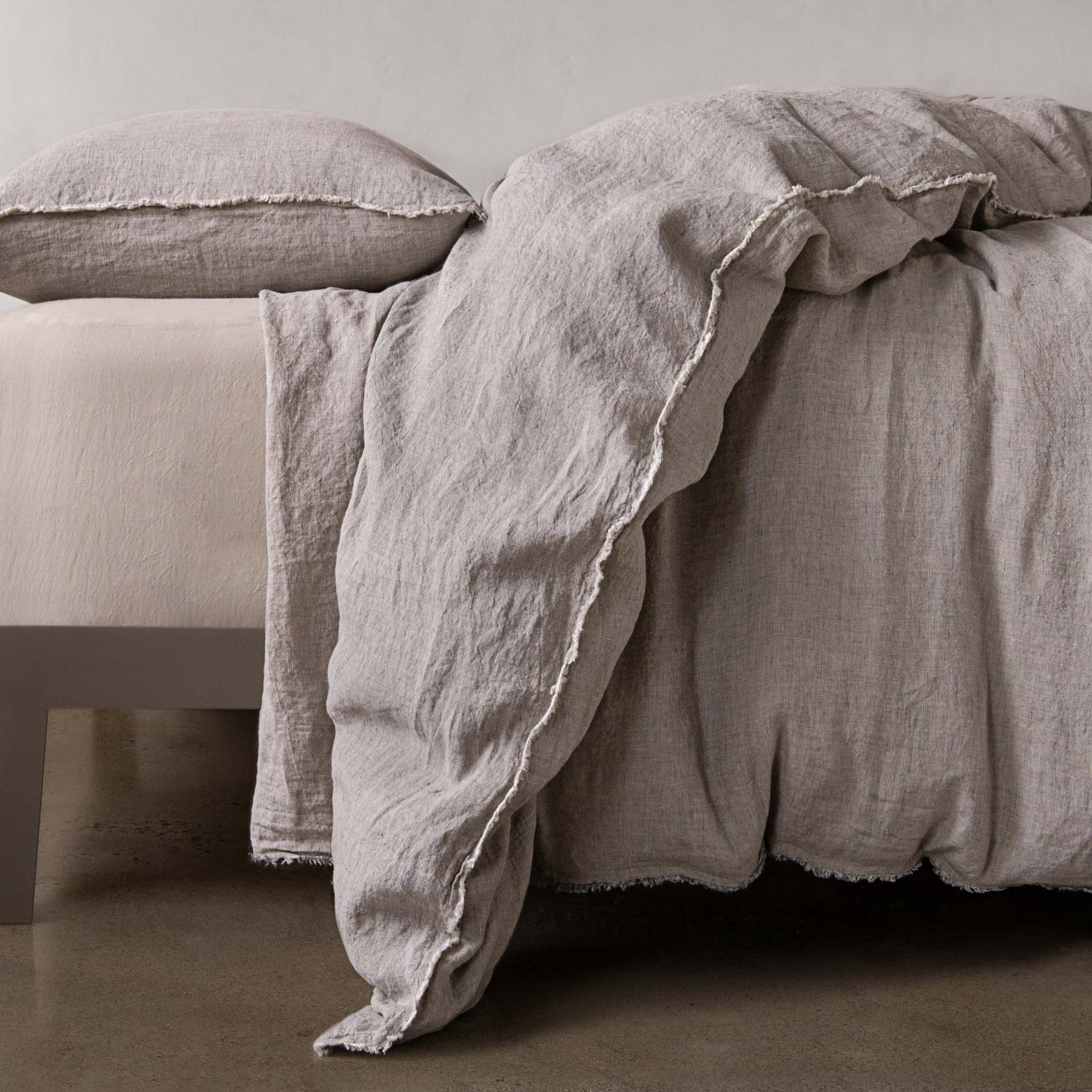 Linen Duvet Cover | Sandy Grey | Hale Mercantile Co.