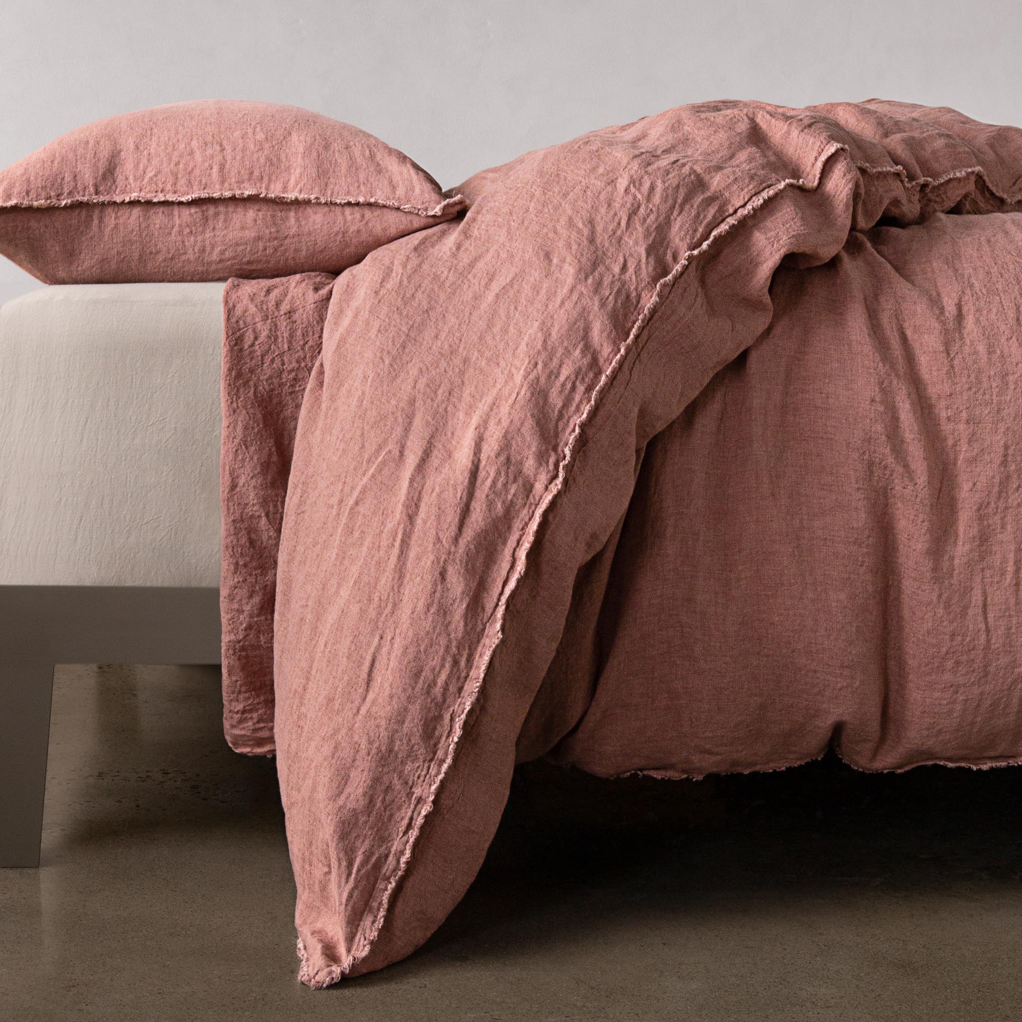 Linen Duvet Cover | Clay Pink | Hale Mercantile Co.