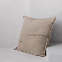 Flocca Linen Euro Sham - Cep