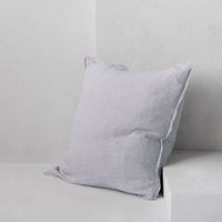 Flocca Linen Euro Sham - Fog