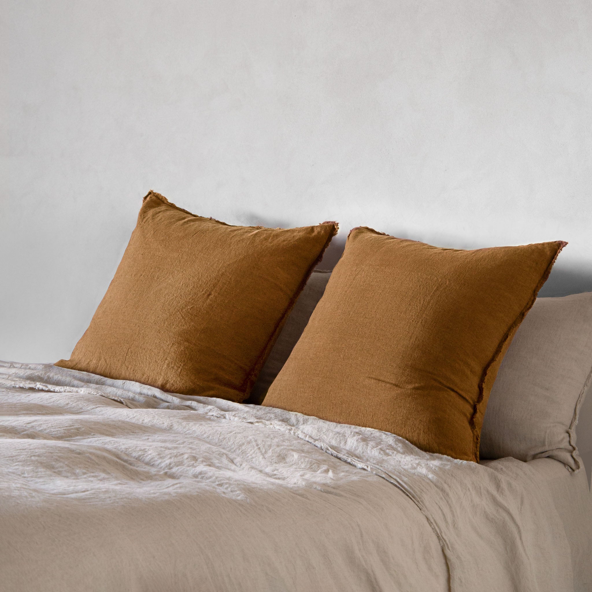 Linen Euro Sham | Rust Tone | Hale Mercantile Co.