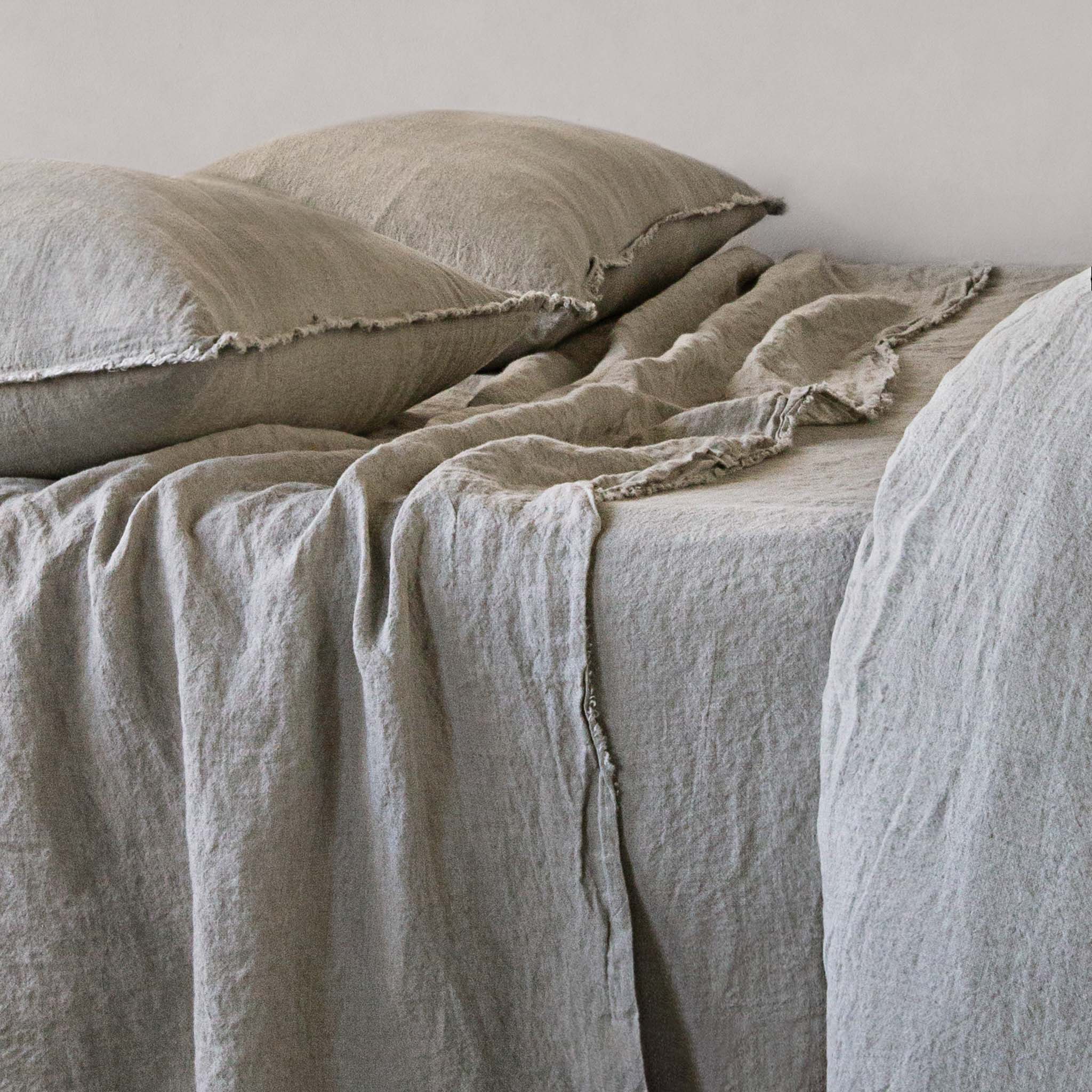 Linen Flat Sheet | Silvery Sage | Hale Mercantile Co.
