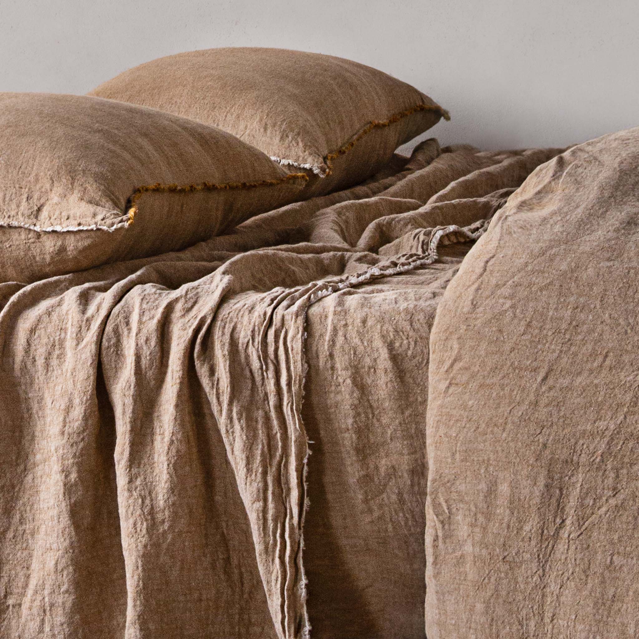 Linen Flat Sheet | Rich Toffee | Hale Mercantile Co.