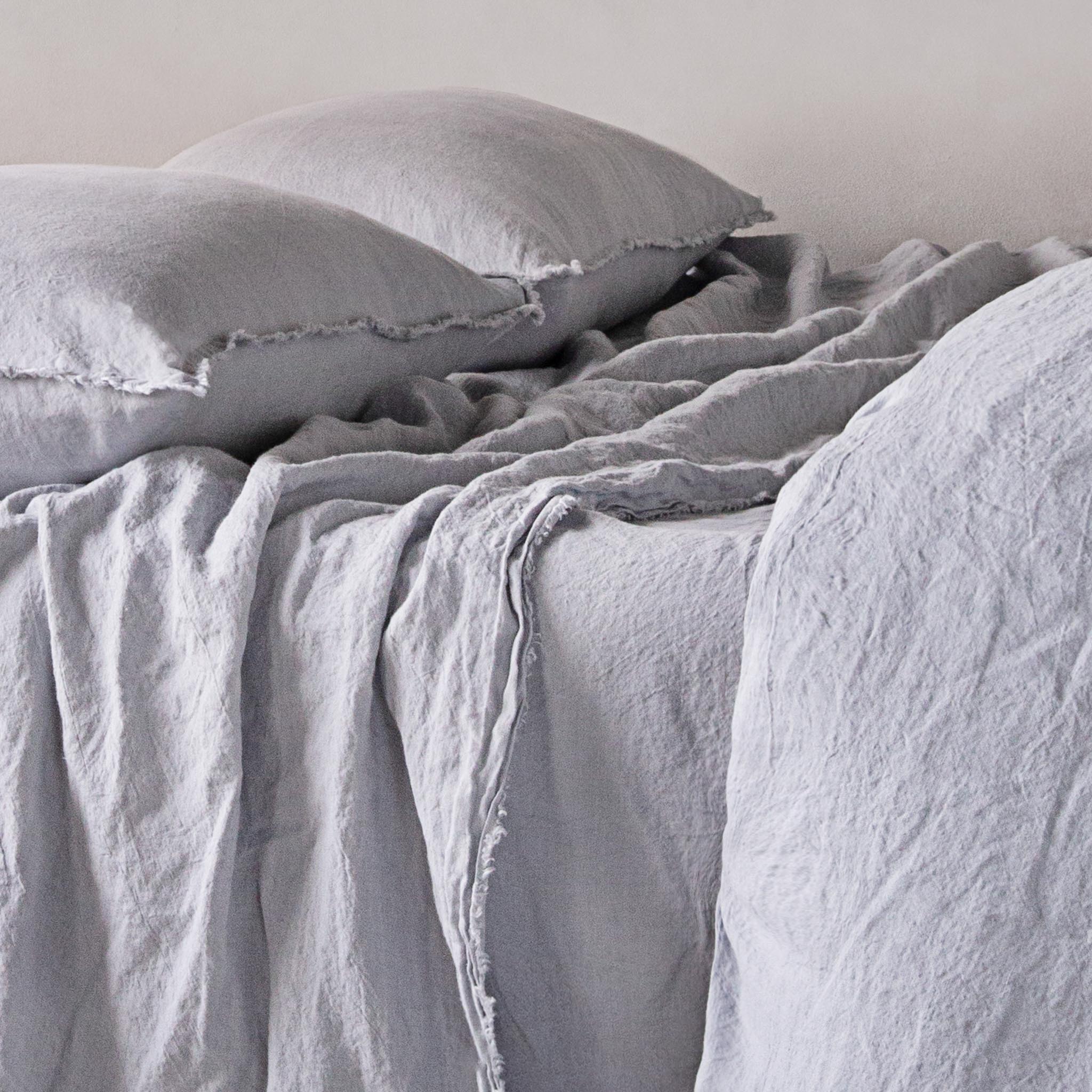 Linen Flat Sheet | Pale Grey | Hale Mercantile Co.