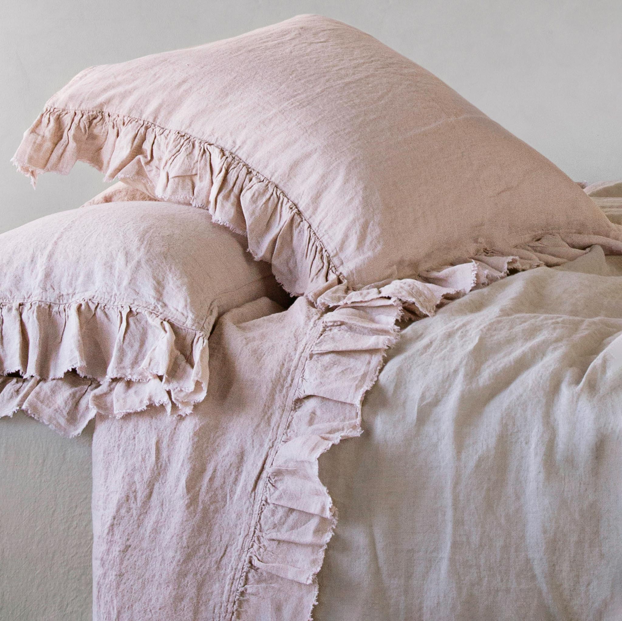 Linen Flat Sheet | Earthy Pink | Hale Mercantile Co.