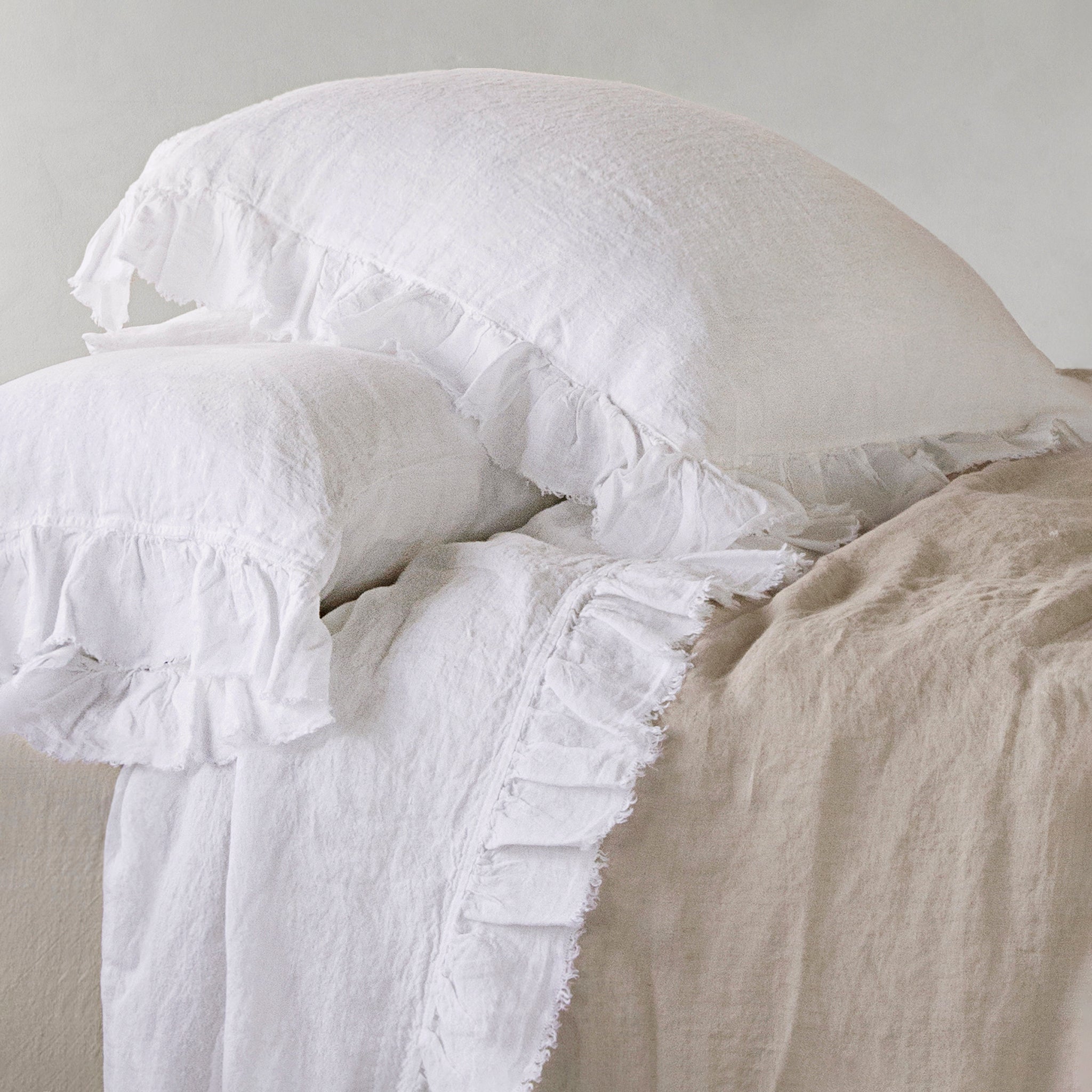 Linen Flat Sheet | Antique White | Hale Mercantile Co.