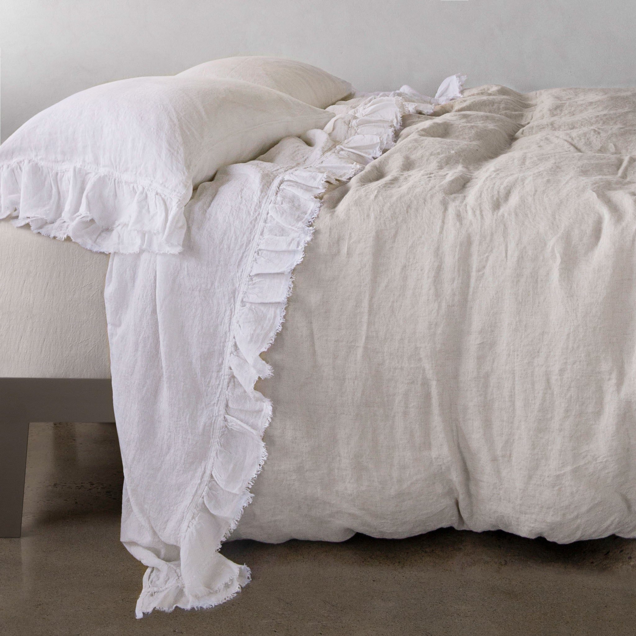 Linen Flat Sheet | Antique White | Hale Mercantile Co.