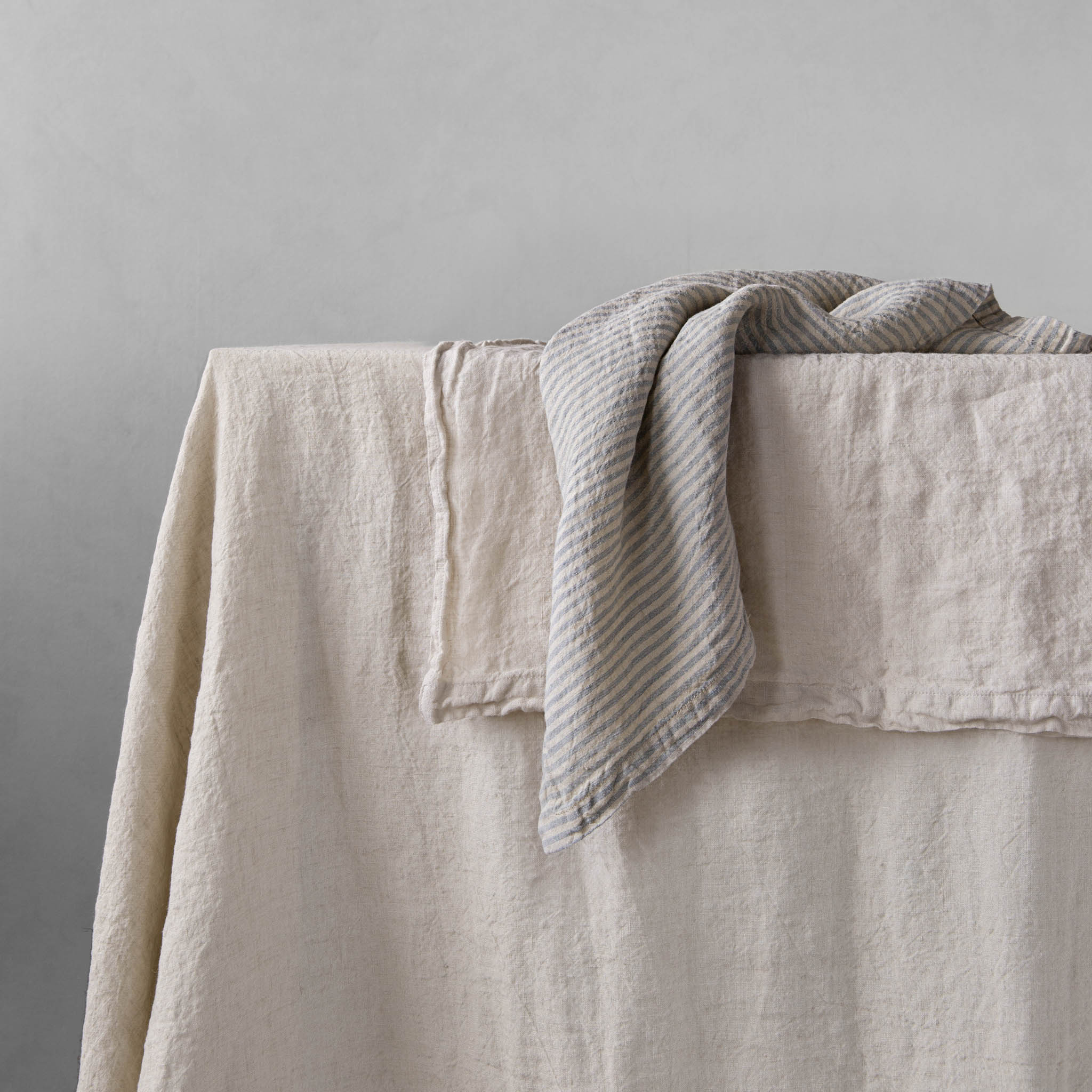 Stripe Linen Napkin | Blue Stripe | Hale Mercantile Co.
