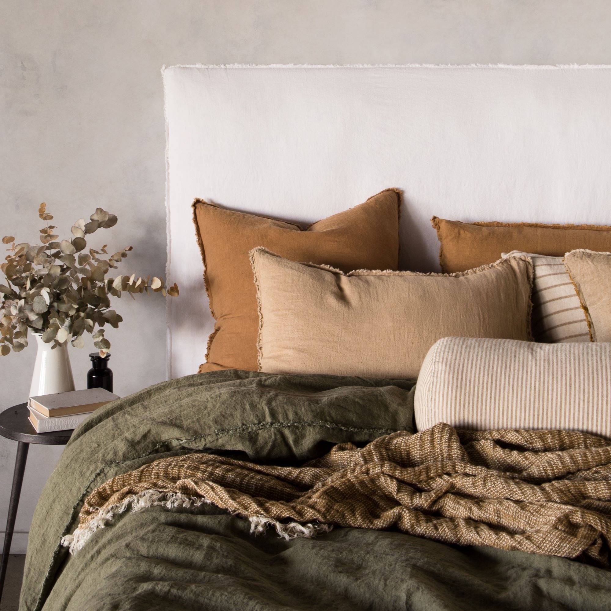 Linen Euro Sham | Rust Tone | Hale Mercantile Co.