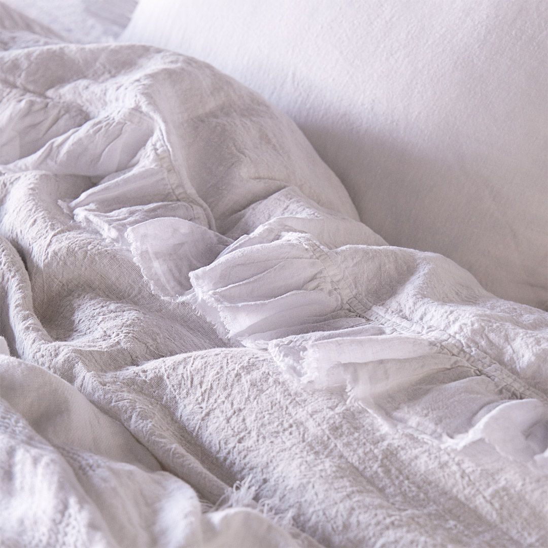 Linen Flat Sheet | Antique White | Hale Mercantile Co.