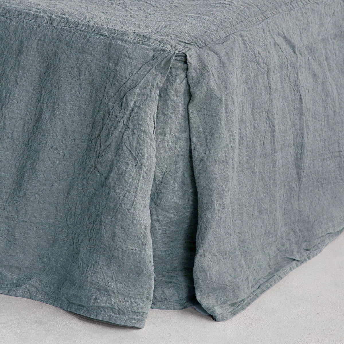 Basix Linen Bed Skirt - Roy