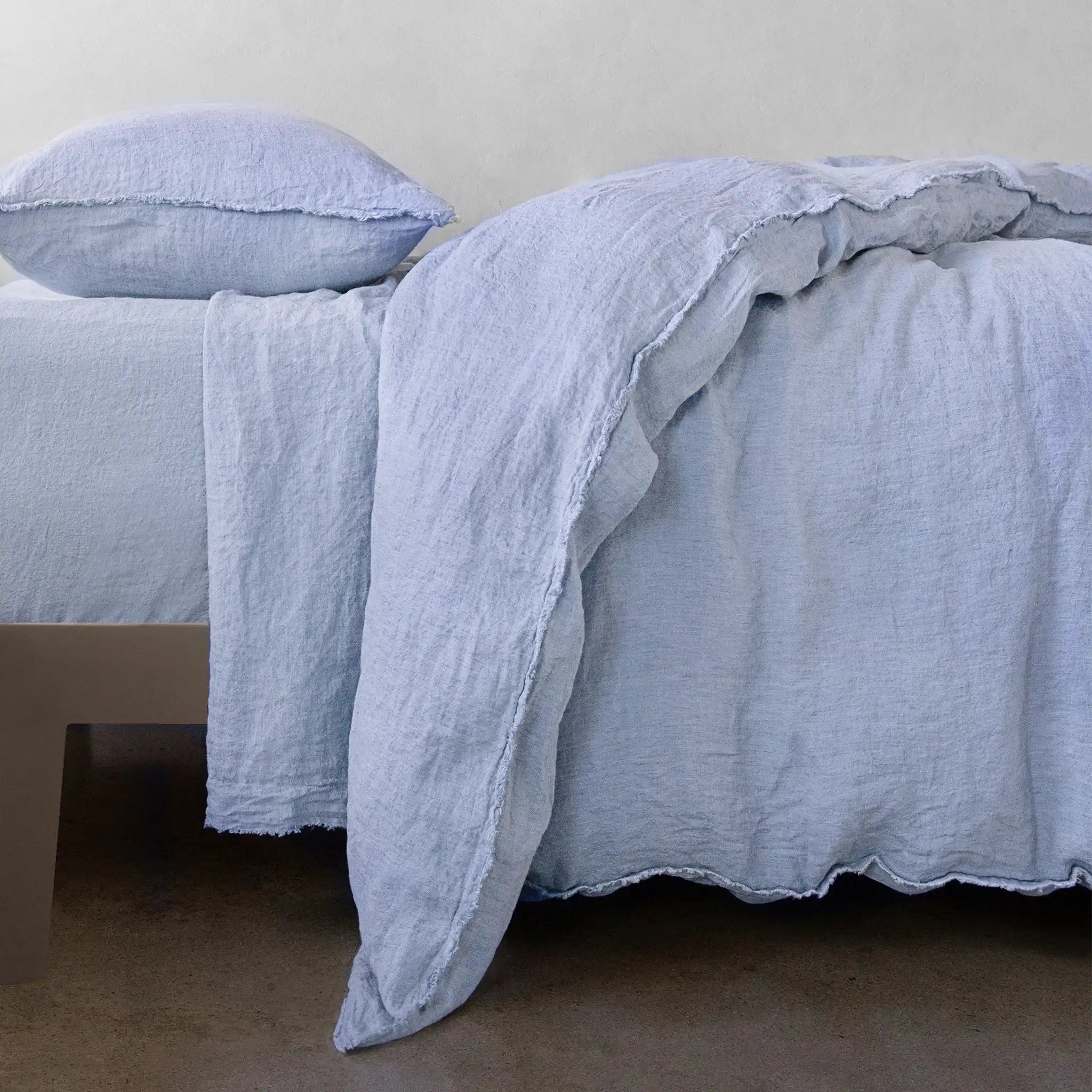 Linen Duvet Cover | Coastal Blue | Hale Mercantile Co.