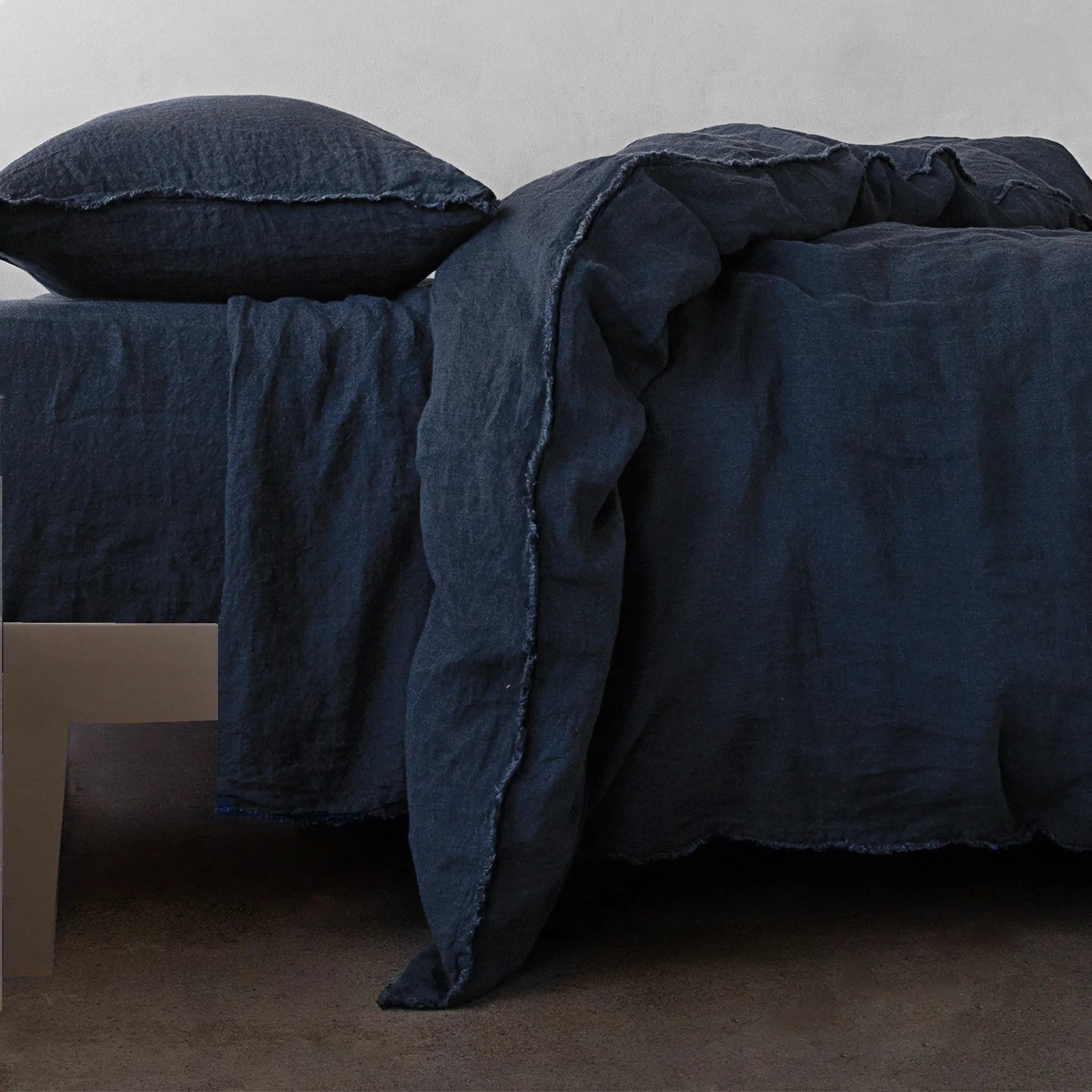 Linen Duvet Cover | Navy Blue | Hale Mercantile Co.