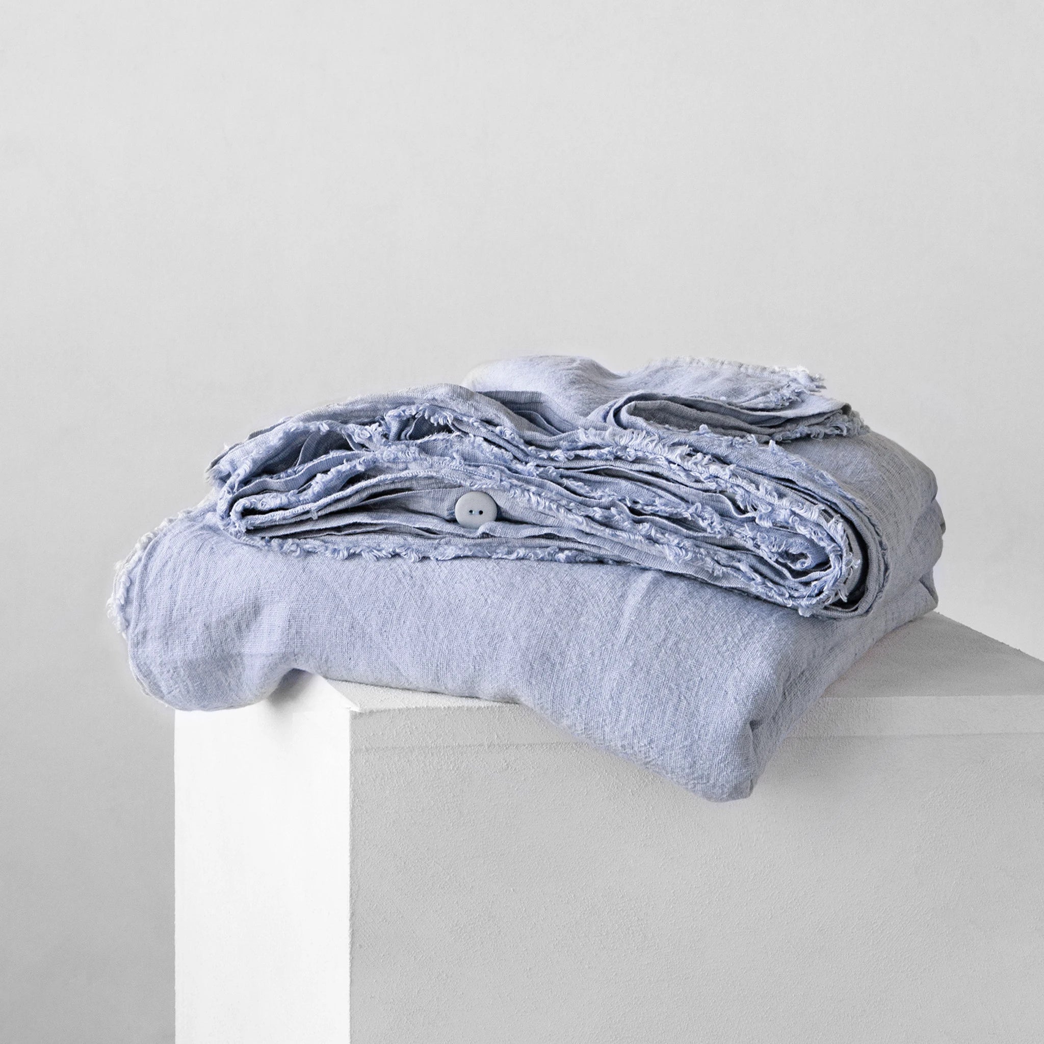 Linen Duvet Cover | Coastal Blue | Hale Mercantile Co.