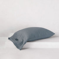 Flocca Long Linen Pillowcase - Roy