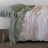 Kristine Linen Flat Sheet - Mare