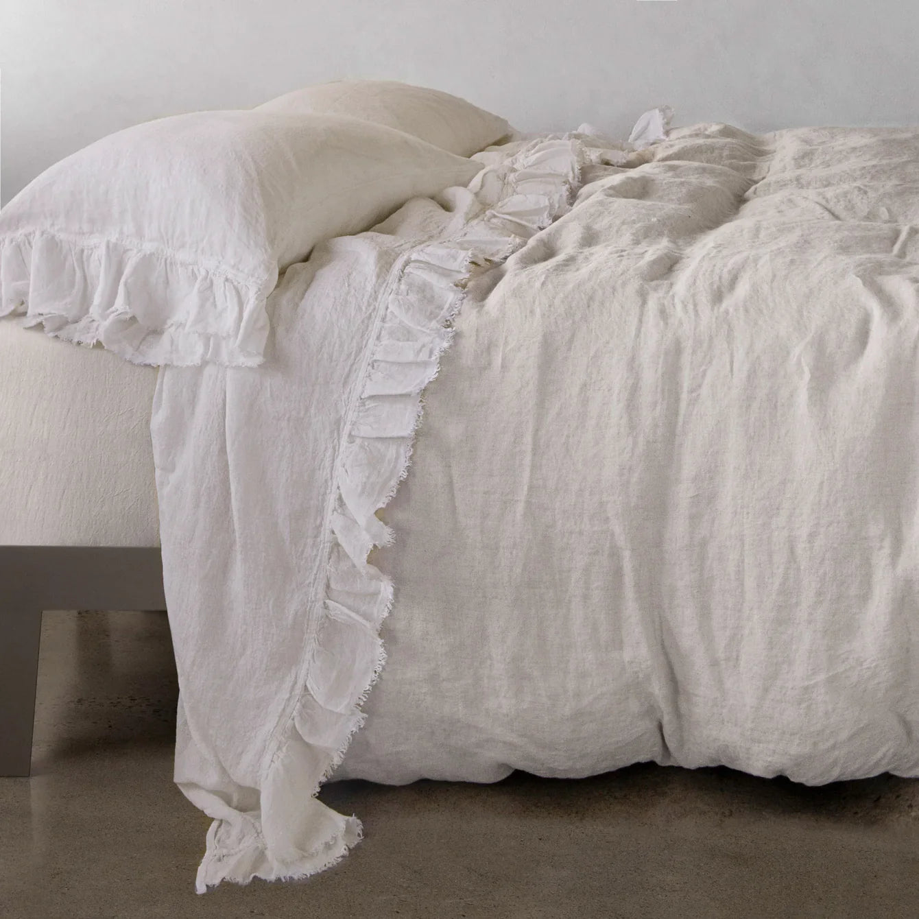 Linen Flat Sheet | Pale Stone | Hale Mercantile Co.