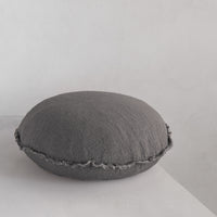 Flocca Macaron Linen Pillow - Nox