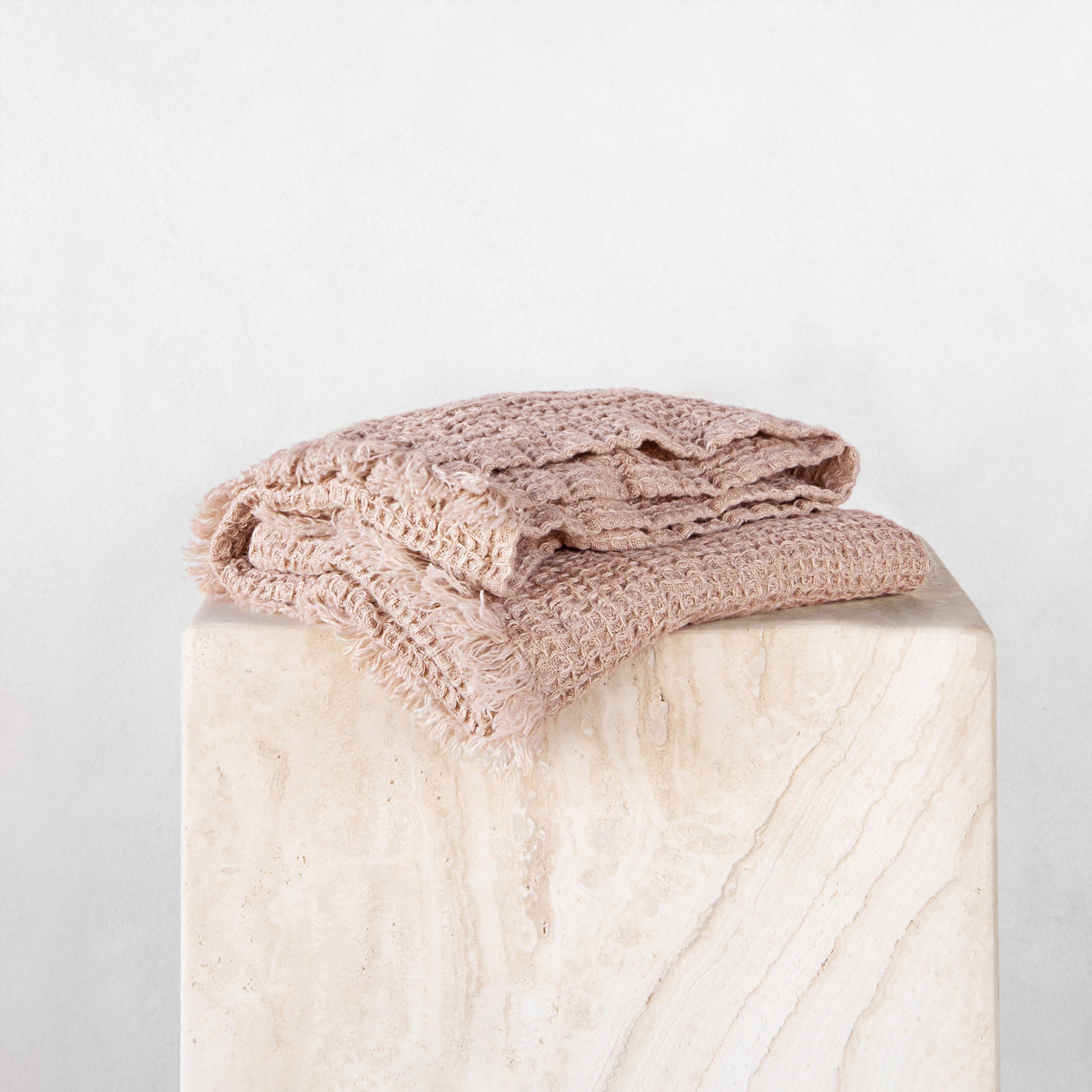 Linen Hand Towels | Earthy Pink | Hale Mercantile Co.