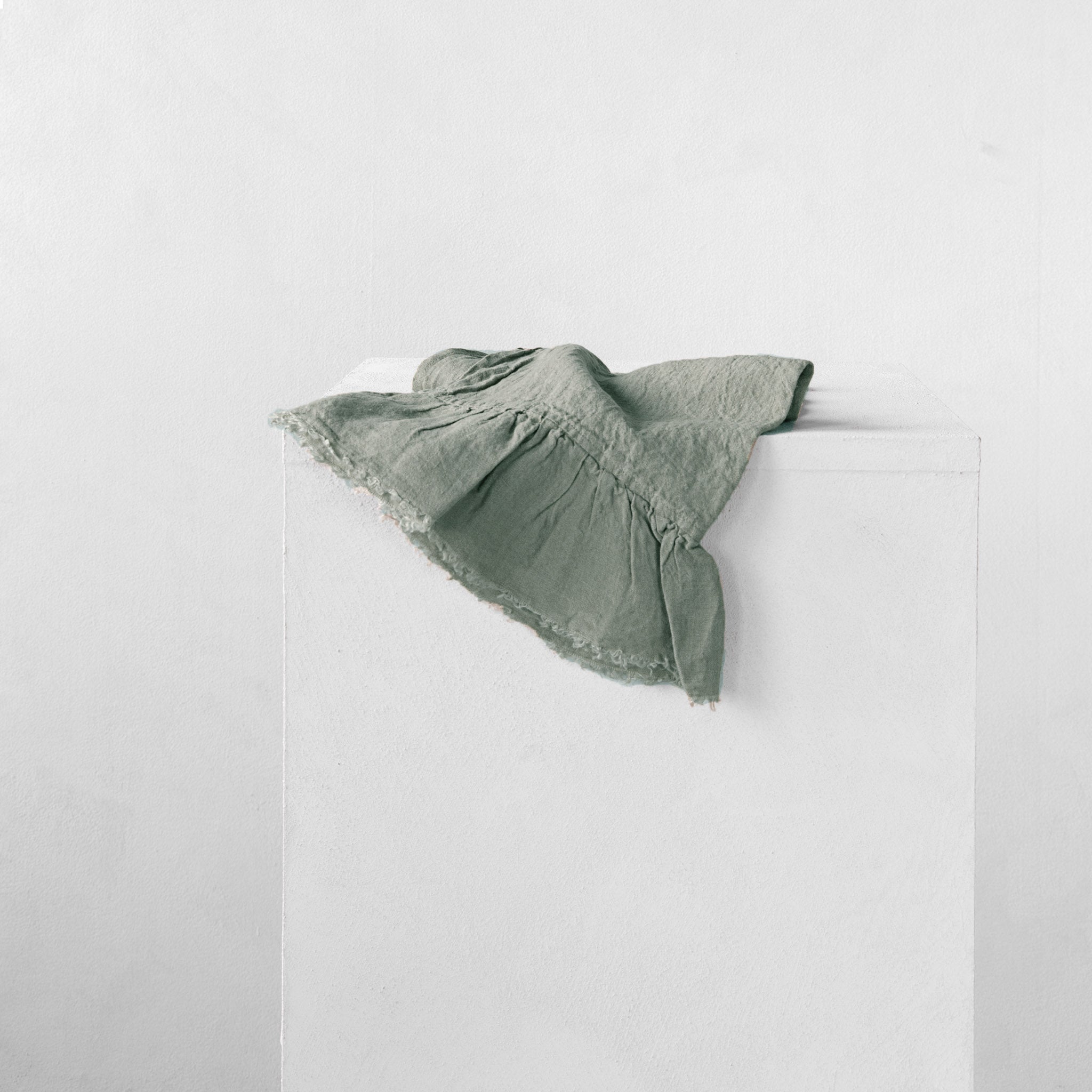 Linen Guest Towels | Oceanic Green Blue | Hale Mercantile Co.