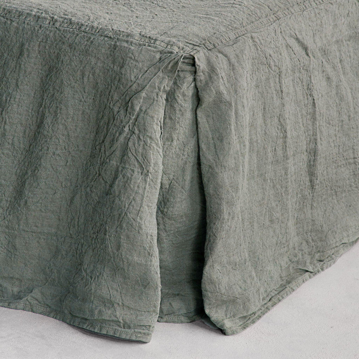 Basix Linen Bed Skirt - Mare