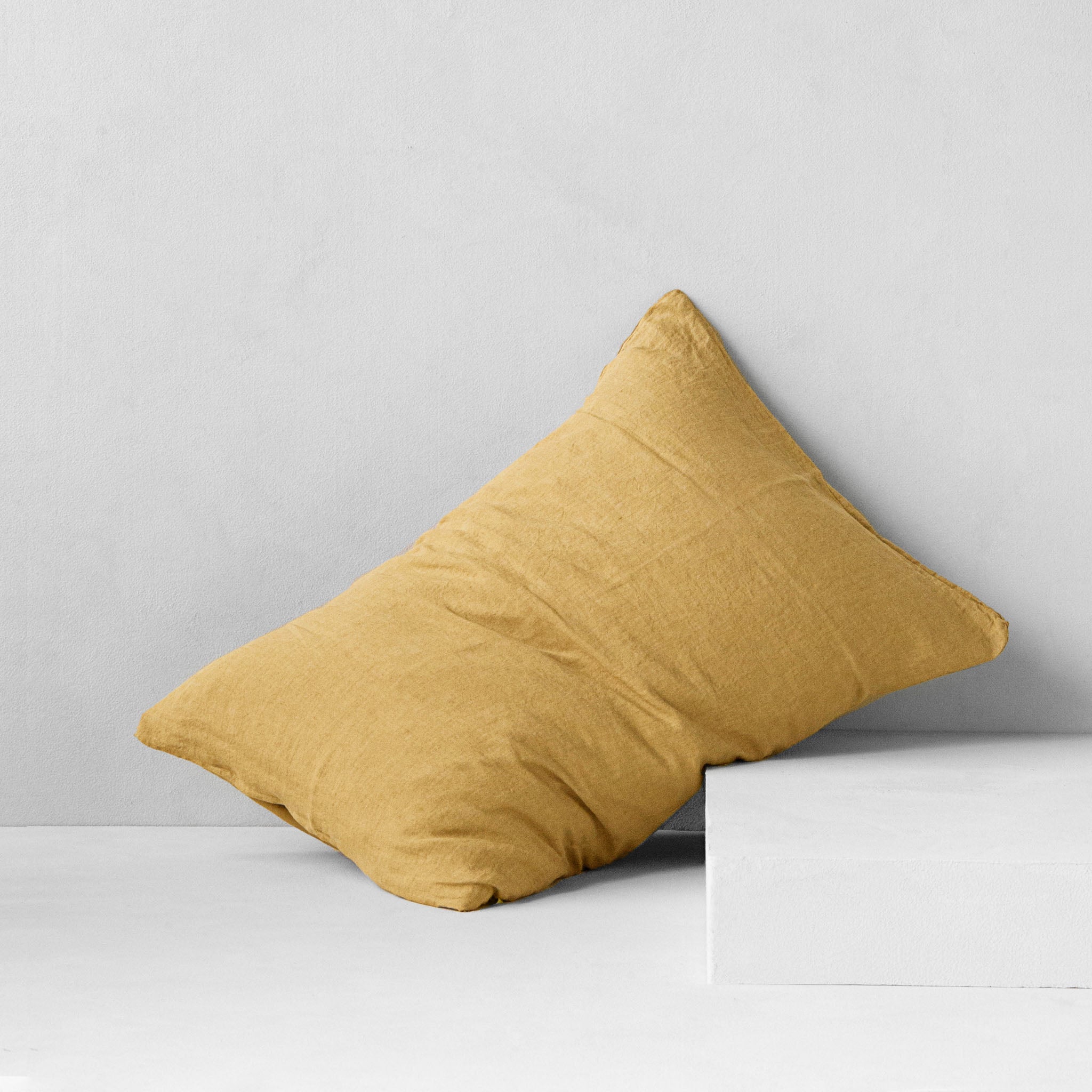 Basix Linen Pillowcase | Muted Gold | Hale Mercantile Co.