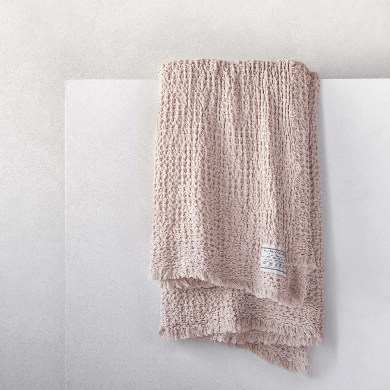 Linen Blanket | Earthy Pink | Hale Mercantile Co.