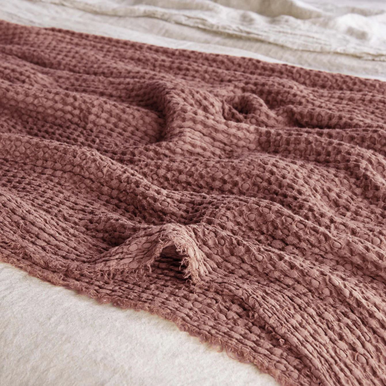 Linen Blanket | Clay Pink | Hale Mercantile Co.