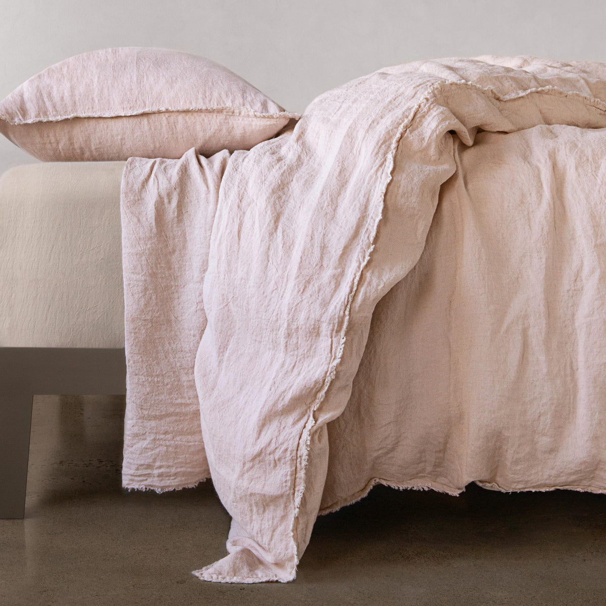 Flocca Linen Duvet Cover - Floss - Cal King
