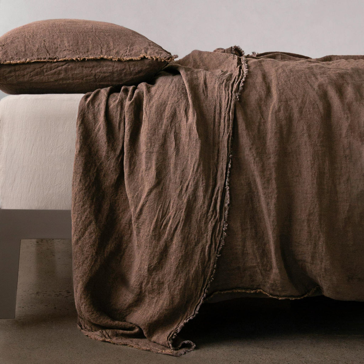 Flocca Linen Flat Sheet - Bere - Cal King