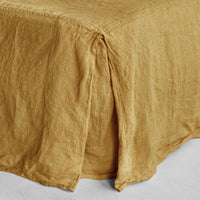 Basix Linen Bed Skirt - Maiz