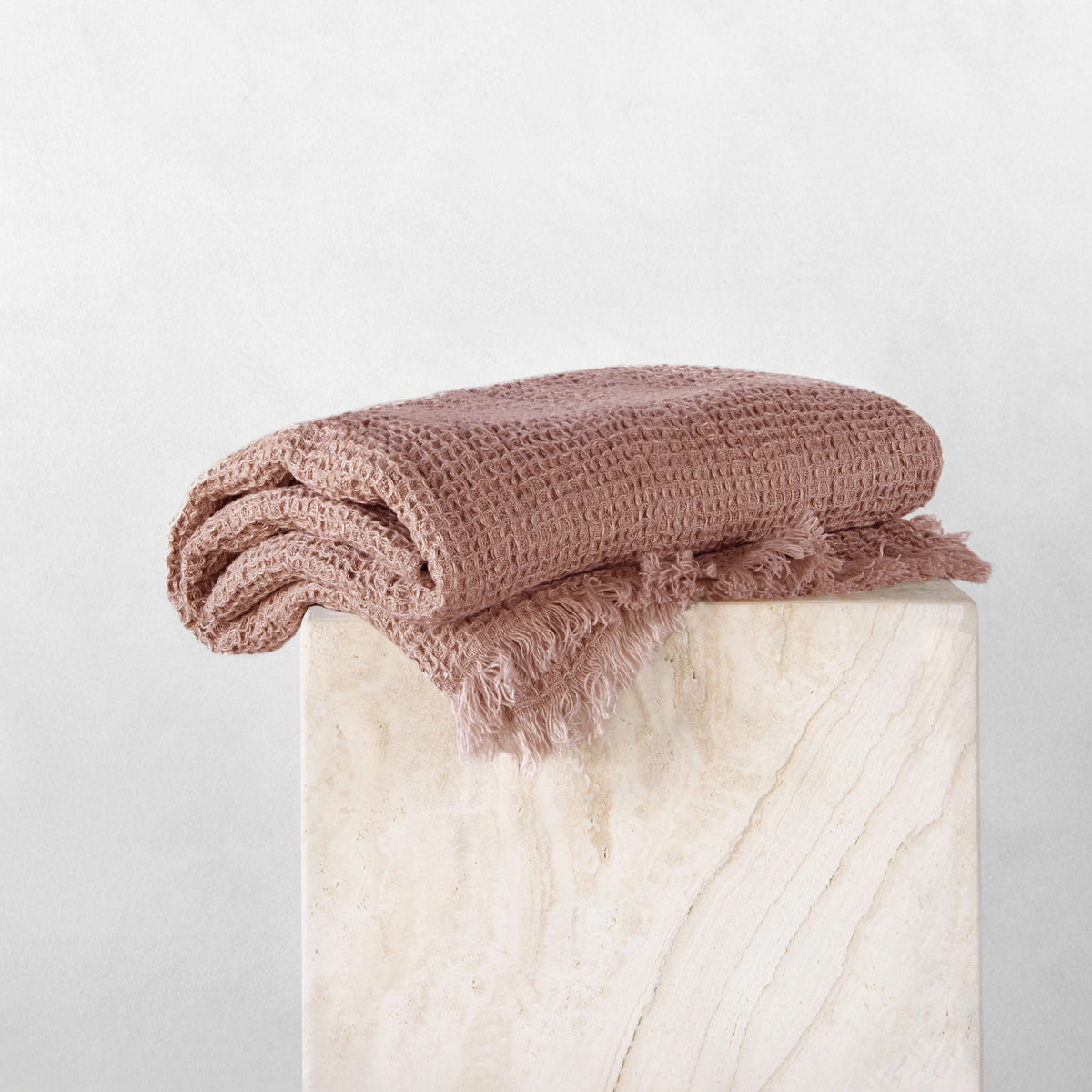 Flocca Linen Bath Towel - Rosa